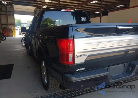 2019 Ford F-150 Platinum from USA, damaged, VIN 1FTEW1E57KFC80837